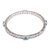 Blue topaz bangle bracelet, 'Bejeweled' - 10-Carat Blue Topaz Bangle Bracelet from Bali (image 2c) thumbail