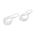 Sterling silver filigree dangle earrings, 'Elegant Ribbon' - Sterling Silver Filigree Ribbon Dangle Earrings from Java (image 2d) thumbail