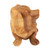 Wood sculpture, 'Relaxing Pup' - Suar Wood Sculpture of a Relaxing Dog from Bali