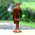 Wood sculpture, 'Majestic Falcon' - Majestic Suar Wood Falcon Sculpture from Bali