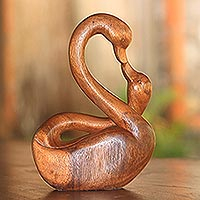 Wood sculpture, 'Mother Goose'
