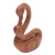 Wood sculpture, 'Mother Goose' - Suar Wood Mother and Child Goose Sculpture from Bali (image 2d) thumbail