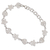 Sterling silver filigree link bracelet, 'Hearts and Stars' - Star and Heart Sterling Silver Filigree Link Bracelet