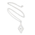 Halskette mit filigranem Anhänger aus Sterlingsilber - Filigrane Rautenhalskette aus Sterlingsilber aus Java