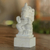 Kalkstein-Skulptur, 'Segen von Ganesha'. - Handgefertigte Kalkstein-Ganesha-Skulptur aus Bali