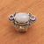 Rainbow moonstone and amethyst cocktail ring, 'Glimpse of Sukawati' - Rainbow Moonstone and Amethyst Cocktail Ring from Bali (image 2c) thumbail