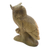 Wood sculpture, 'Focused Owl' - Hand-Carved Hibiscus Wood Sculpture of a Focused Owl (image 2d) thumbail