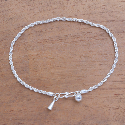 ankle chain silver