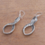 Sterling silver dangle earrings, 'Beauty in Excellence' - Twisting Sterling Silver Dangle Earrings from Bali (image 2b) thumbail