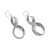 Sterling silver dangle earrings, 'Beauty in Excellence' - Twisting Sterling Silver Dangle Earrings from Bali (image 2c) thumbail