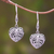 Sterling silver dangle earrings, 'Ganesha's Authority' - Sterling Silver Ganesha Dangle Earrings from Bali (image 2) thumbail