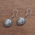 Sterling silver dangle earrings, 'Ganesha's Authority' - Sterling Silver Ganesha Dangle Earrings from Bali