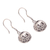 Sterling silver dangle earrings, 'Elephant Frames' - Sterling Silver Elephant Dangle Earrings from Bali (image 2c) thumbail