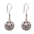 Sterling silver dangle earrings, 'Sea Turtle Duo' - Sterling Silver Sea Turtle Dangle Earrings from Bali thumbail