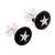 Bone stud earrings, 'Stars Above' - Star Motif Bone Stud Earrings from Bali (image 2c) thumbail