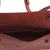 Bolso de cintura de cuero, 'Simple Russet' - Bolso de cintura de cuero Russet hecho a mano de Java