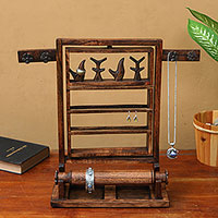 Featured review for Wood jewelry stand, Serene Forest in Dark Brown