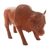 Wood sculpture, 'Mighty Buffalo' - Hand-Carved Suar Wood Buffalo Sculpture from Bali