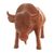 Wood sculpture, 'Mighty Buffalo' - Hand-Carved Suar Wood Buffalo Sculpture from Bali