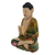 Wood sculpture, 'Meditate in Nature' - Nature-Themed Wood Buddha Sculpture from Bali (image 2d) thumbail