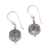 Sterling silver dangle earrings, 'Sky Lanterns' - Dot Motif Sterling Silver Dangle Earrings from Bali thumbail