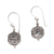 Sterling silver dangle earrings, 'Sky Lanterns' - Dot Motif Sterling Silver Dangle Earrings from Bali (image 2d) thumbail