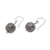 Sterling silver dangle earrings, 'Sky Lanterns' - Dot Motif Sterling Silver Dangle Earrings from Bali (image 2e) thumbail