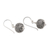 Sterling silver dangle earrings, 'Sanur Lanterns' - Dot Motif Sterling Silver Dangle Earrings from Bali (image 2e) thumbail