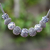 Sterling silver pendant necklace, 'Round Lanterns' - Sterling Silver Beaded Pendant Necklace from Bali (image 2) thumbail