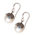 Cultured pearl dangle earrings, 'Goddess Fruit' - Cultured Pearl Dangle Earrings Crafted in Bali (image 2c) thumbail