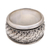 Sterling silver spinner ring, 'Spinning Weave' - Handmade Sterling Silver Spinner Ring from Bali (image 2c) thumbail