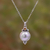 Cultured pearl and citrine pendant necklace, 'Magnificent Love' - Cultured Pearl and Citrine Pendant Necklace from Bali thumbail