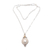Cultured pearl and citrine pendant necklace, 'Magnificent Love' - Cultured Pearl and Citrine Pendant Necklace from Bali (image 2c) thumbail