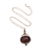 Tiger's eye and citrine pendant necklace, 'Deep Oval' - Tiger's Eye and Citrine Pendant Necklace from Bali (image 2a) thumbail