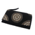 Beaded clutch, 'Circle of Beauty in Black' - Circle Pattern Beaded Clutch in Black from Bali (image 2e) thumbail
