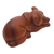 Wood sculpture, 'Good Boy' - Hand-Carved Suar Wood Dog Sculpture from Bali (image 2b) thumbail