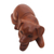 Wood sculpture, 'Good Boy' - Hand-Carved Suar Wood Dog Sculpture from Bali (image 2c) thumbail