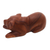 Wood sculpture, 'Good Boy' - Hand-Carved Suar Wood Dog Sculpture from Bali (image 2d) thumbail