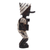 Wood sculpture, 'Playful Boy' - Hand-Carved Distressed Wood Sculpture from Bali (image 2c) thumbail