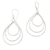 Sterling silver dangle earrings, 'Twisted Drops' - Twisted Sterling Silver Dangle Earrings from Bali