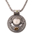 Citrine and peridot pendant necklace, 'Sukawati Guardian' - Citrine and Bone Pendant Necklace Crafted in Bali (image 2c) thumbail
