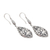 Sterling silver dangle earrings, 'Great Bhoma' - Sterling Silver Bhoma Dangle Earrings from Bali (image 2c) thumbail