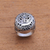 Sterling silver domed ring, 'Garden Dome' - Floral Sterling Silver Domed Ring from Bali (image 2) thumbail