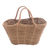 Natural fiber basket, 'Tropical Pattern' - Handwoven Natural Fiber Basket from Bali