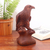 Wood sculpture, 'Noble Eagle' - Hand-Carved Suar Wood Eagle Sculpture from Bali (image 2b) thumbail
