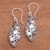 Sterling silver dangle earrings, 'Beautiful Twist' - Openwork Sterling Silver Dangle Earrings from Bali (image 2) thumbail