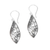 Sterling silver dangle earrings, 'Beautiful Twist' - Openwork Sterling Silver Dangle Earrings from Bali thumbail