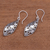 Sterling silver dangle earrings, 'Beautiful Twist' - Openwork Sterling Silver Dangle Earrings from Bali (image 2b) thumbail