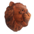 Wood mask, 'Pensive Lion' - Hand Carved Lion Wall Mask in Suar Wood from Bali (image 2c) thumbail