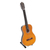 Guitarra decorativa en miniatura. - Miniatura decorativa de guitarra acústica de madera de caoba.